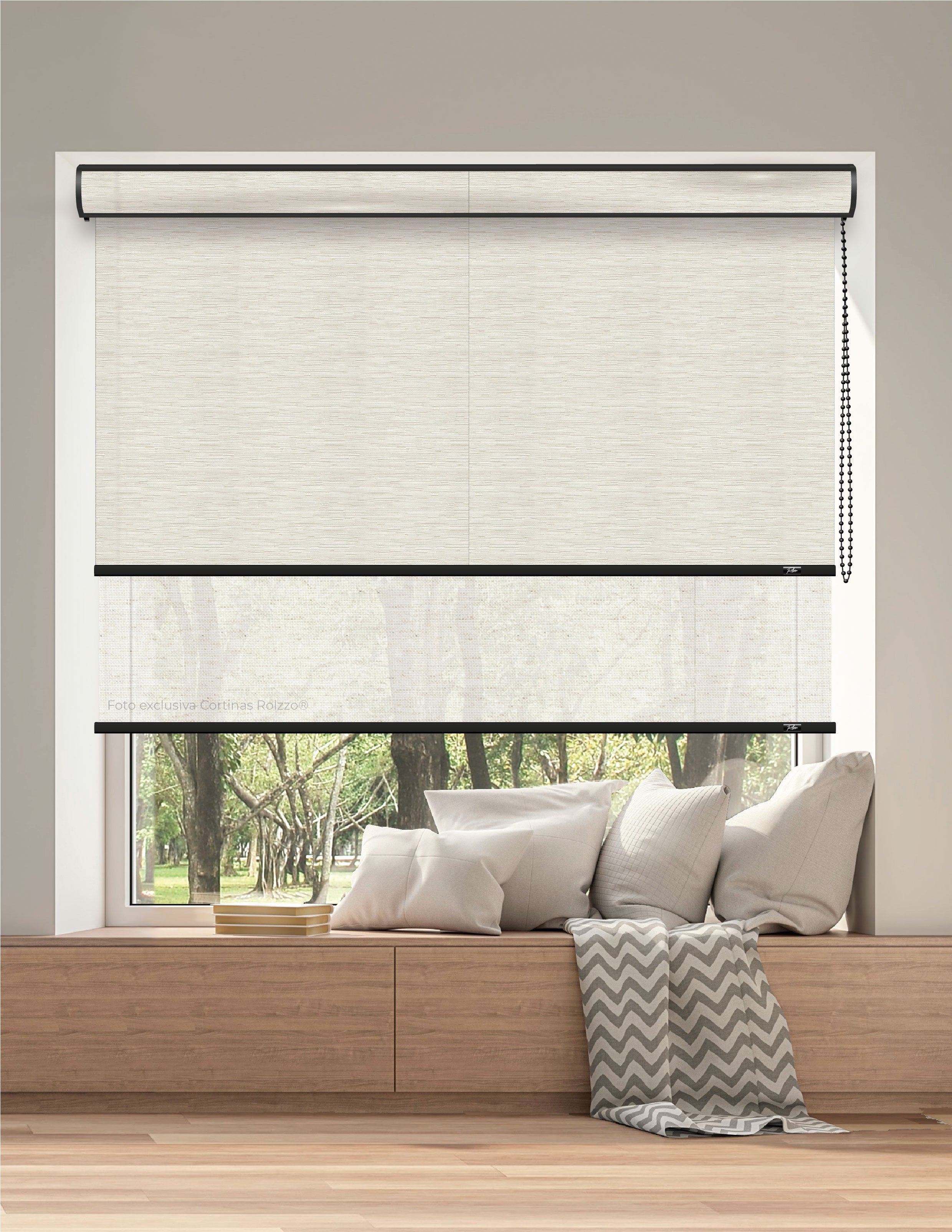 ROLLER DUAL BK07 - BLACKOUT + SCREEN DELUX