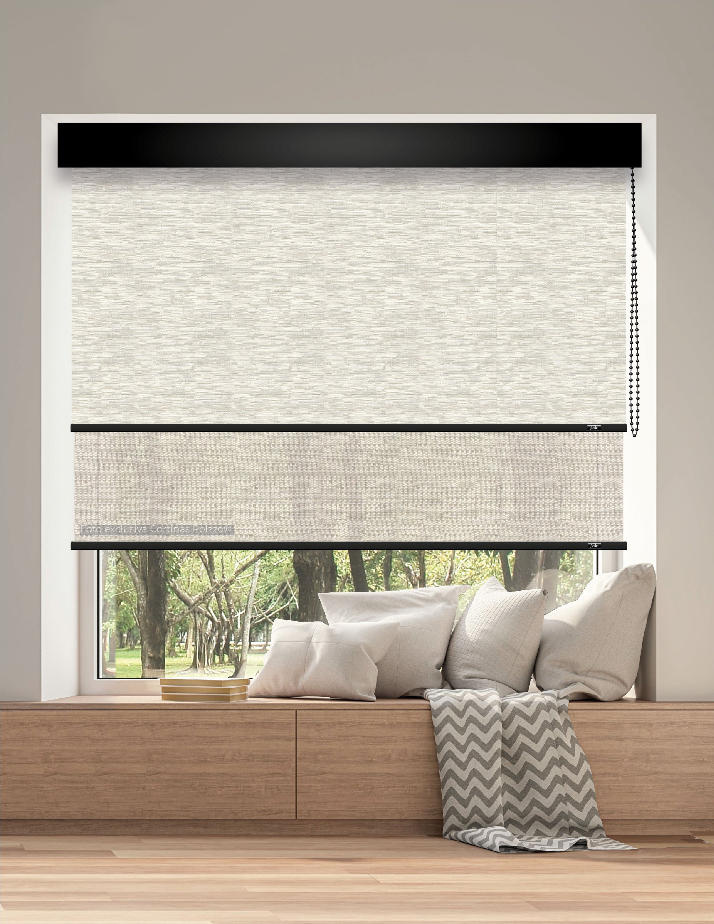 ROLLER DUAL BK07 - BLACKOUT + SCREEN DELUX