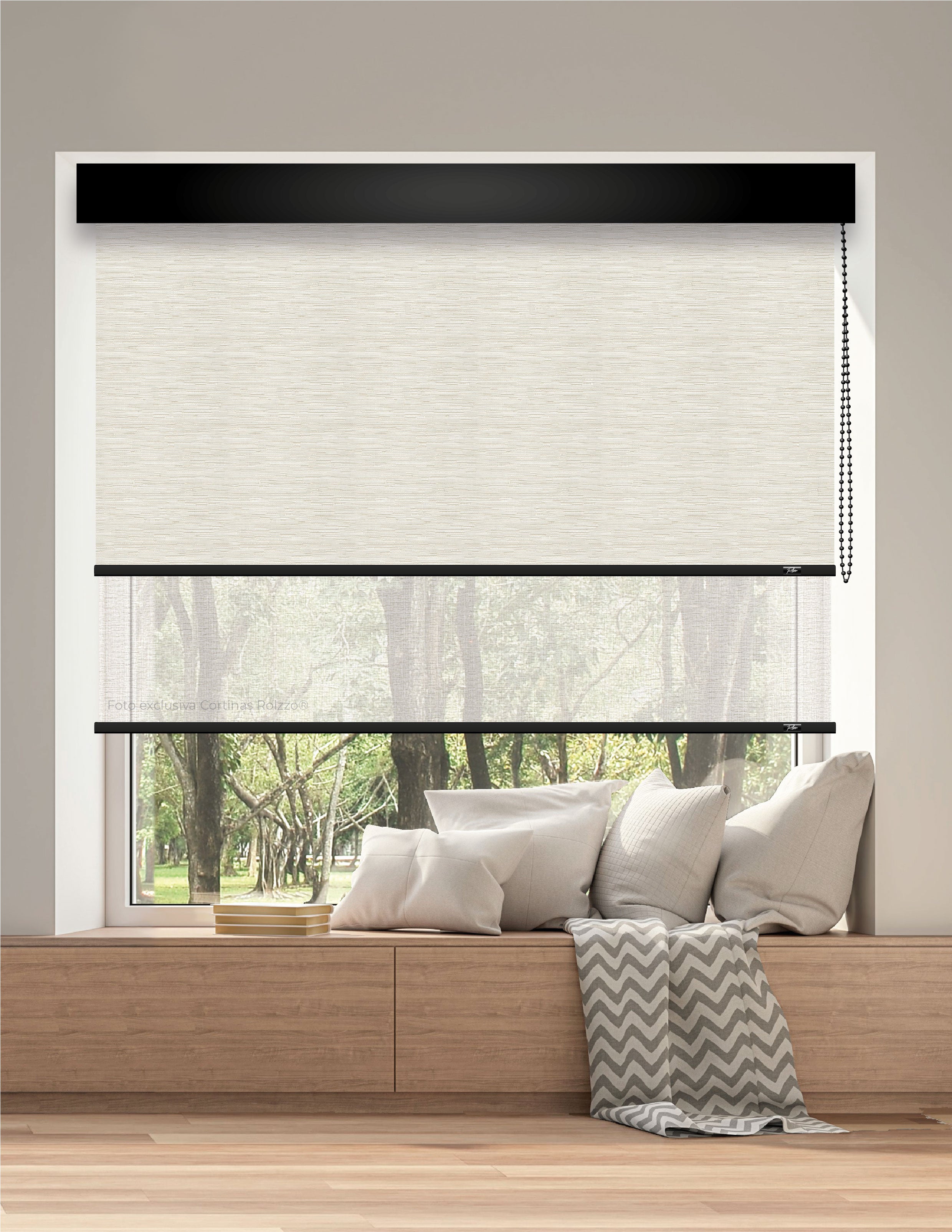 ROLLER DUAL BK07 - BLACKOUT + SCREEN DELUX