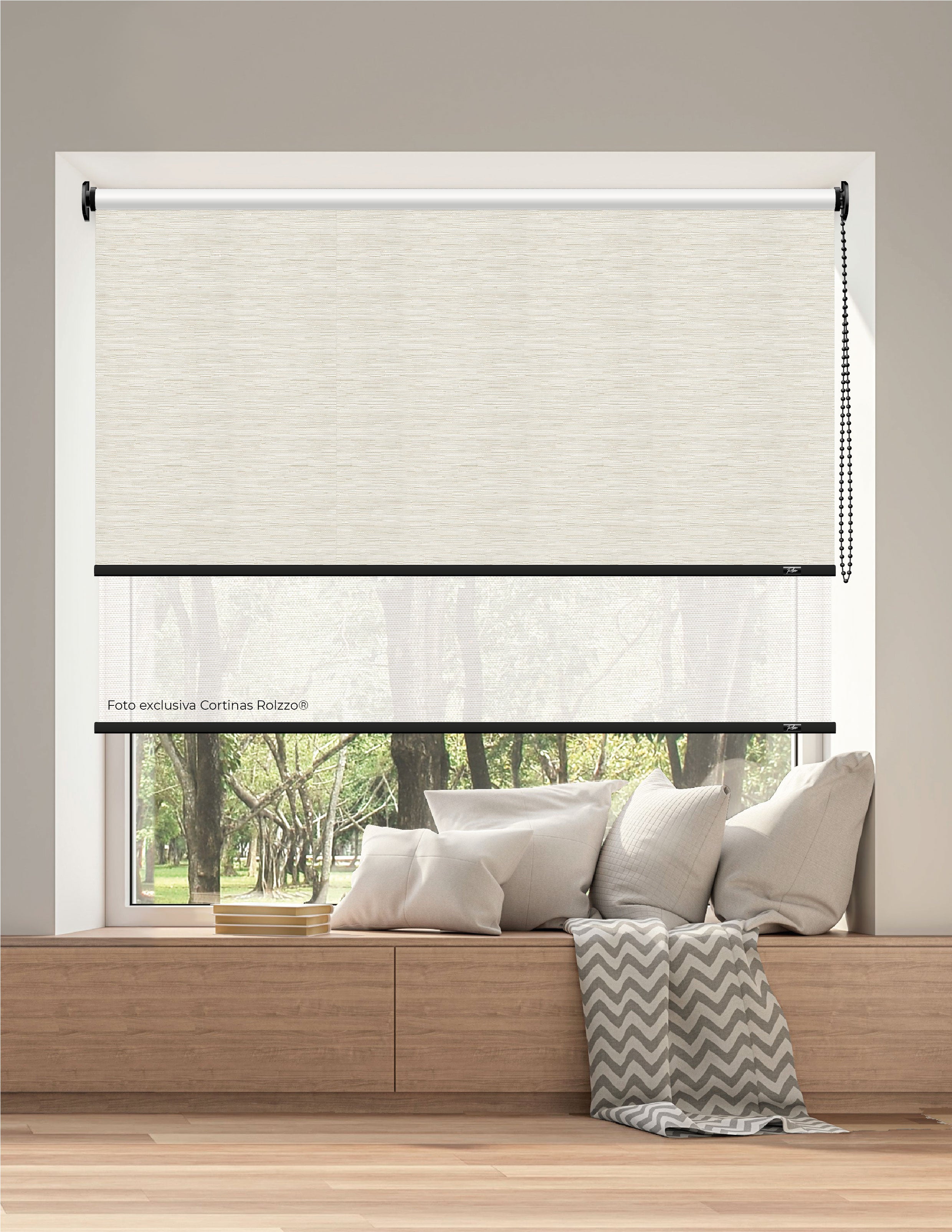 ROLLER DUAL BK07 - BLACKOUT + SCREEN DELUX