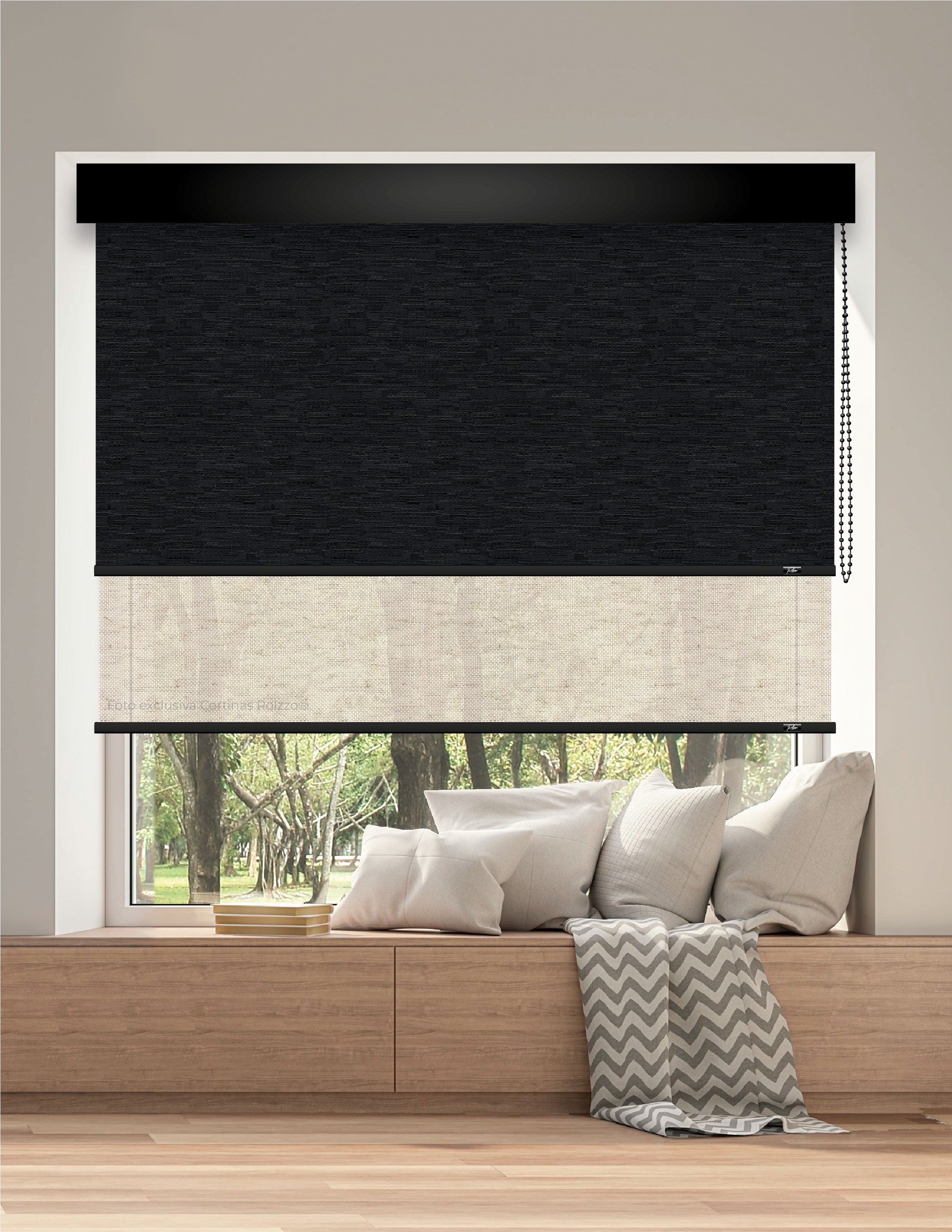 ROLLER DUAL BK13 - BLACKOUT + SCREEN DELUX