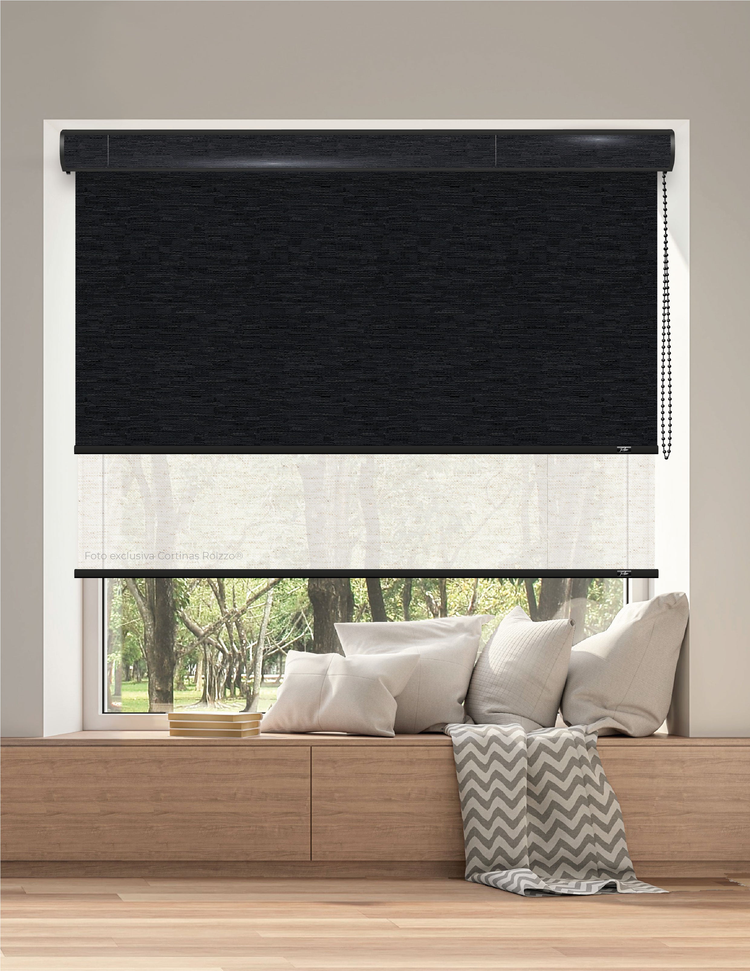 ROLLER DUAL BK13 - BLACKOUT + SCREEN DELUX