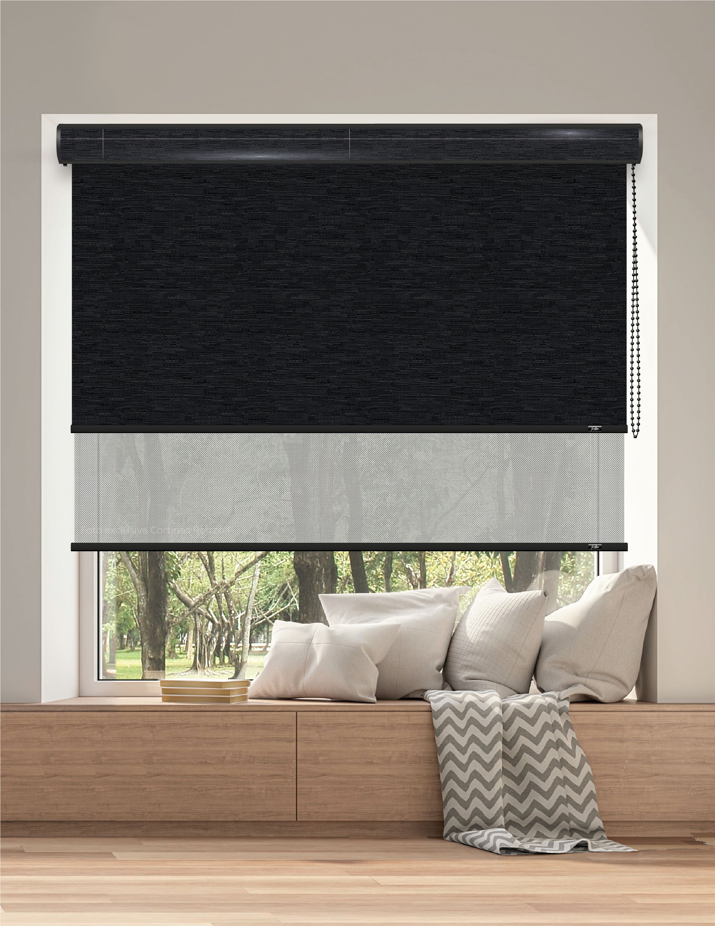 ROLLER DUAL BK13 - BLACKOUT + SCREEN DELUX