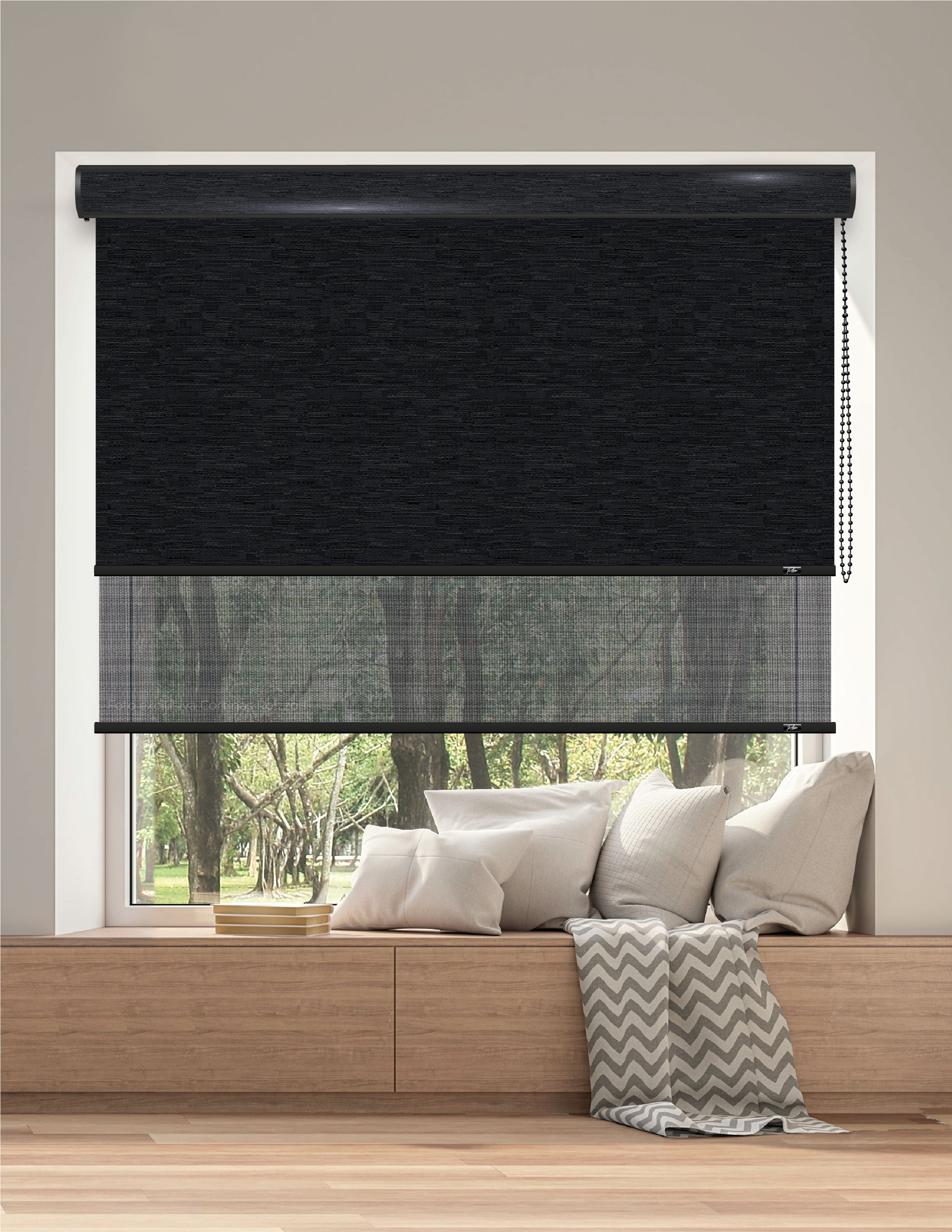 ROLLER DUAL BK13 - BLACKOUT + SCREEN DELUX