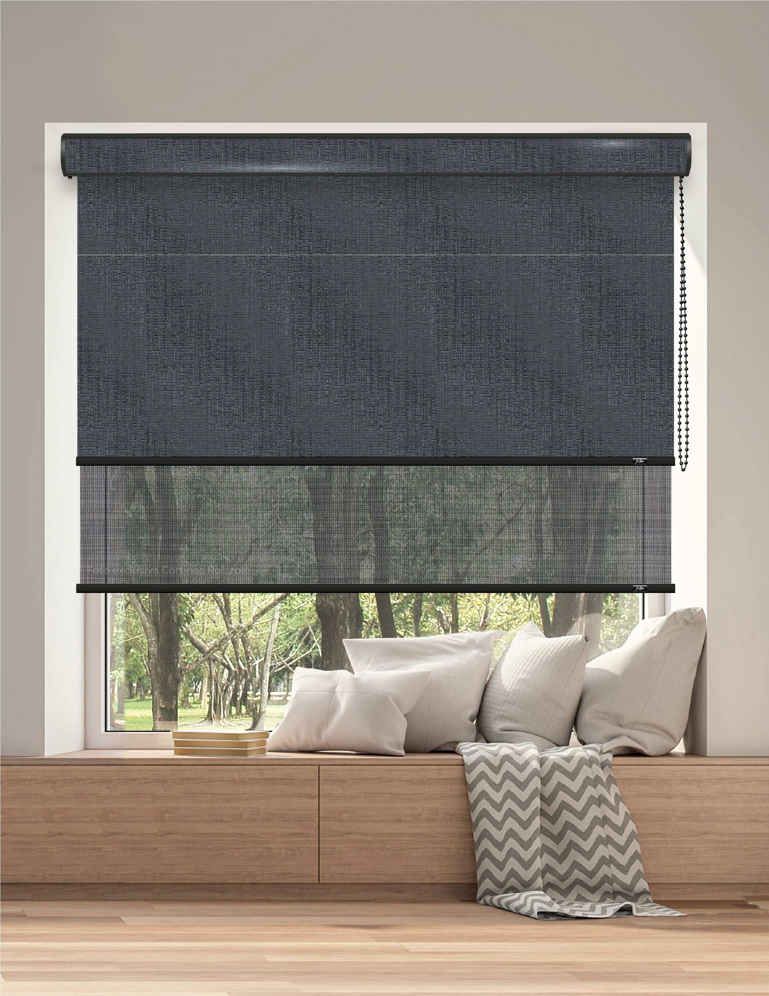 ROLLER DUAL BK57 - BLACKOUT + SCREEN DELUX