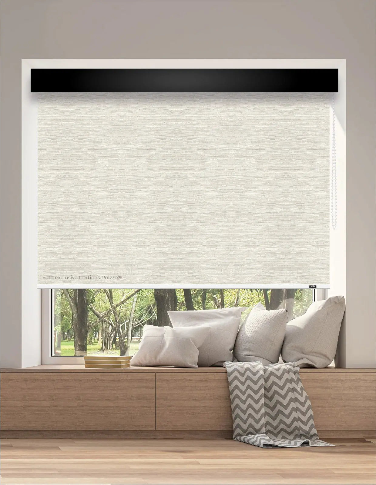 CORTINA ROLLER BLACKOUT BK07 - PACIFIC LINO DELUX