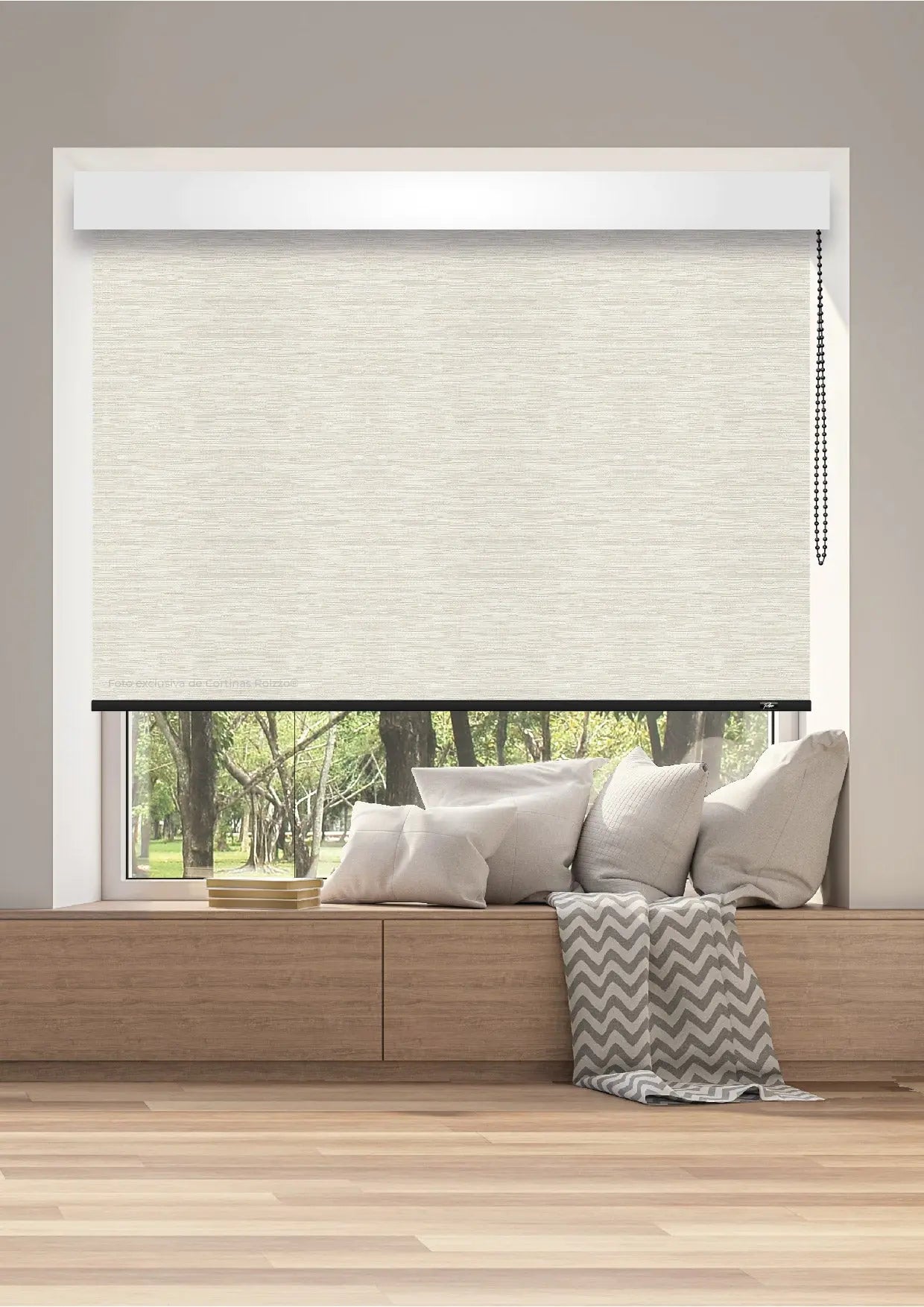 CORTINA ROLLER BLACKOUT BK07 - PACIFIC LINO DELUX