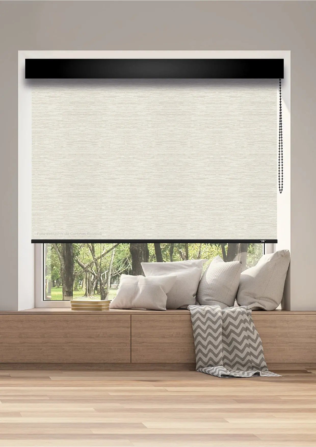 CORTINA ROLLER BLACKOUT BK07 - PACIFIC LINO DELUX