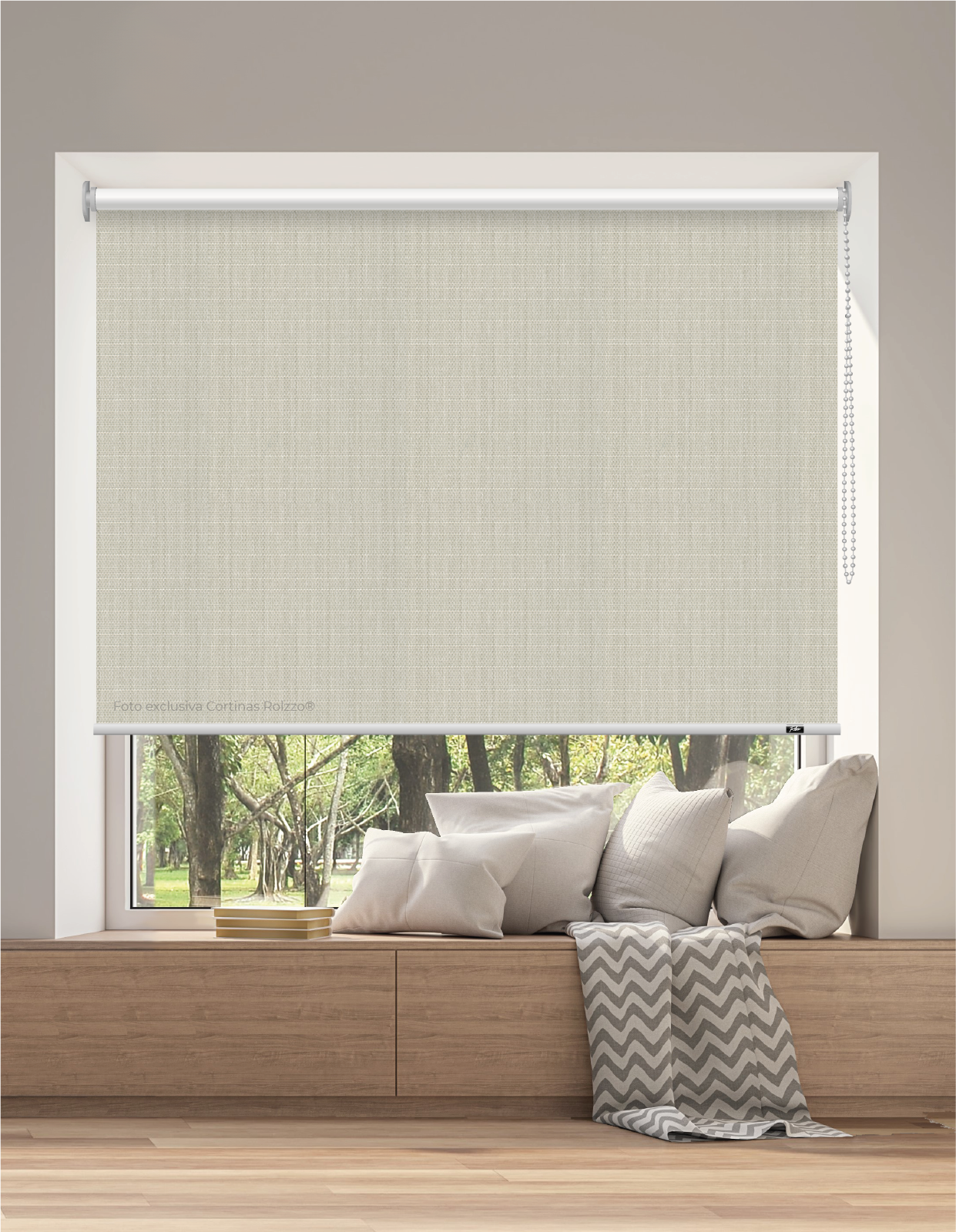 ROLLER BLACKOUT BK09 - RÚSTICO LINO EXCLUSIVA