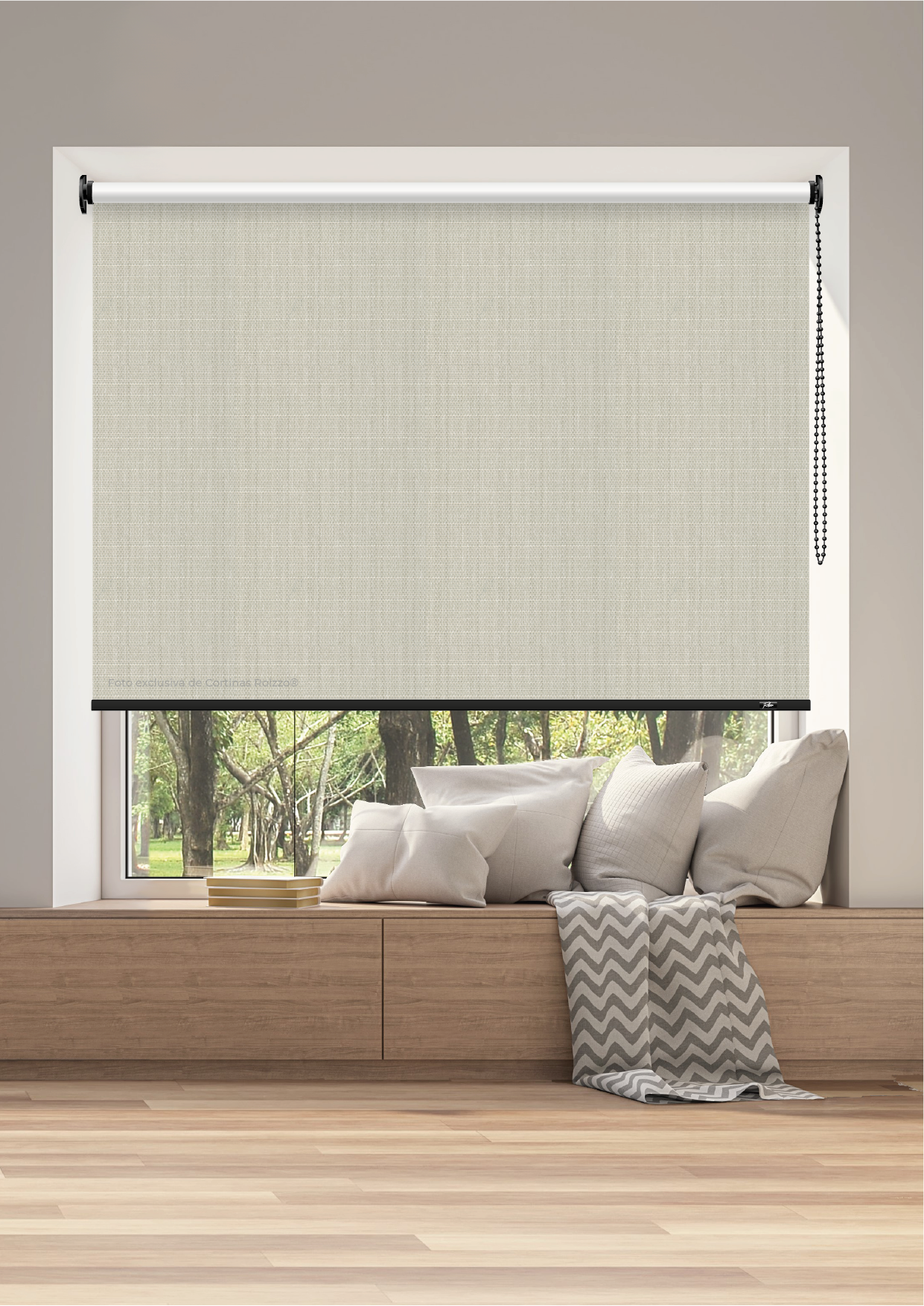 ROLLER BLACKOUT BK09 - RÚSTICO LINO EXCLUSIVA