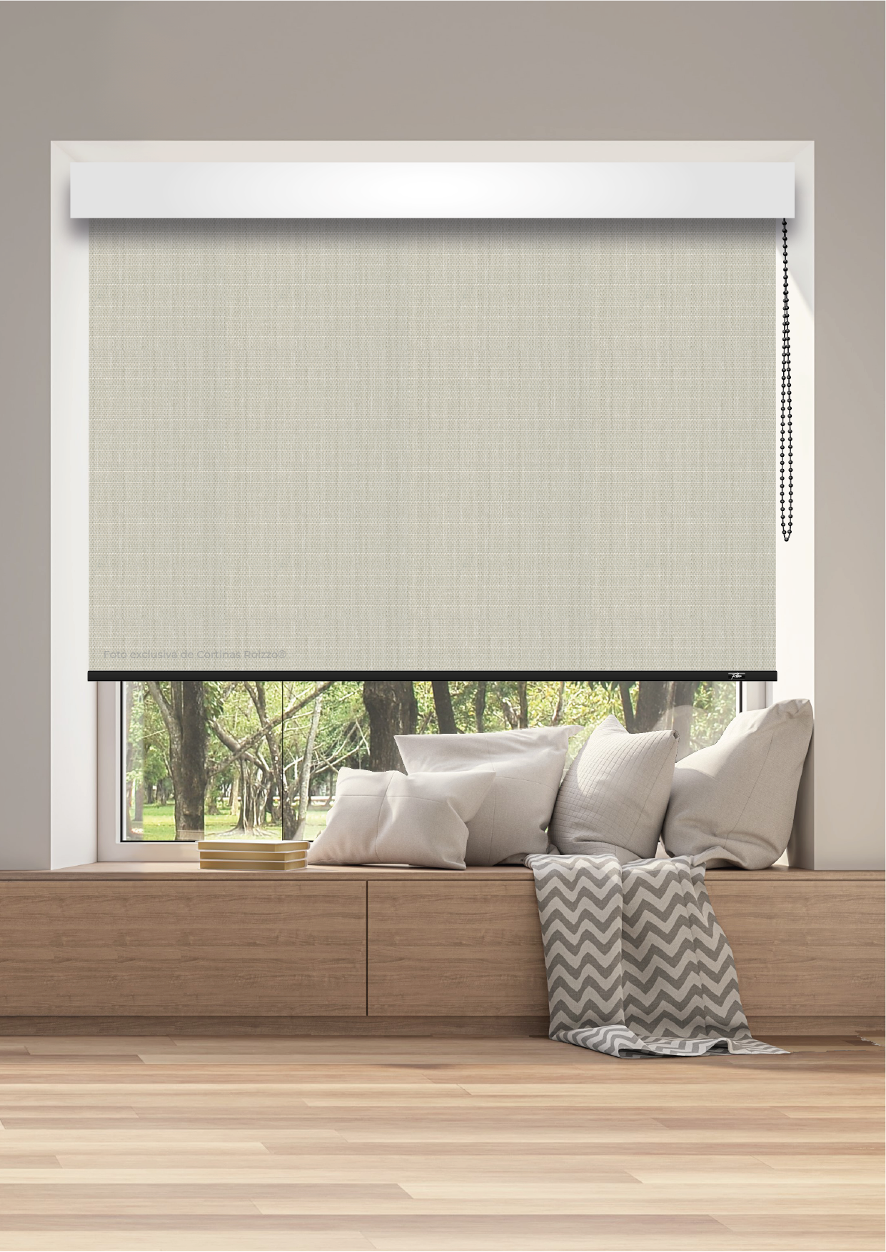 ROLLER BLACKOUT BK09 - RÚSTICO LINO EXCLUSIVA