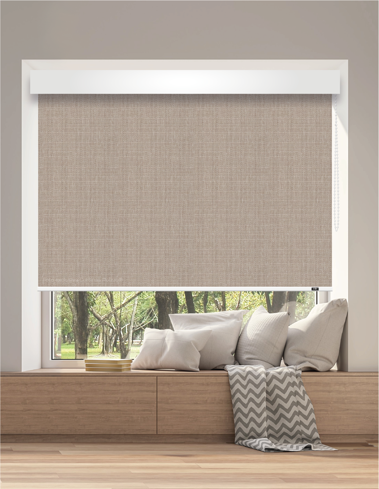 ROLLER BLACKOUT BK10 - RÚSTICO TOSTADO EXCLUSIVA