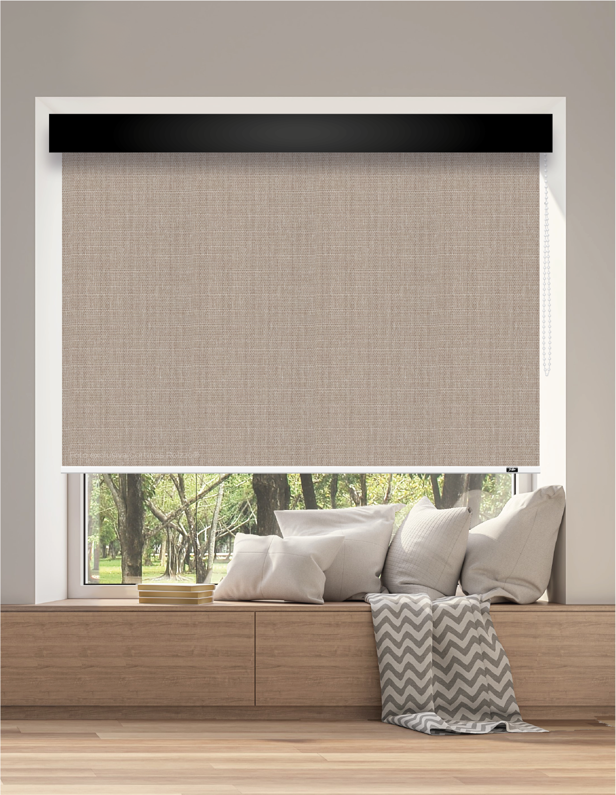 ROLLER BLACKOUT BK10 - RÚSTICO TOSTADO EXCLUSIVA