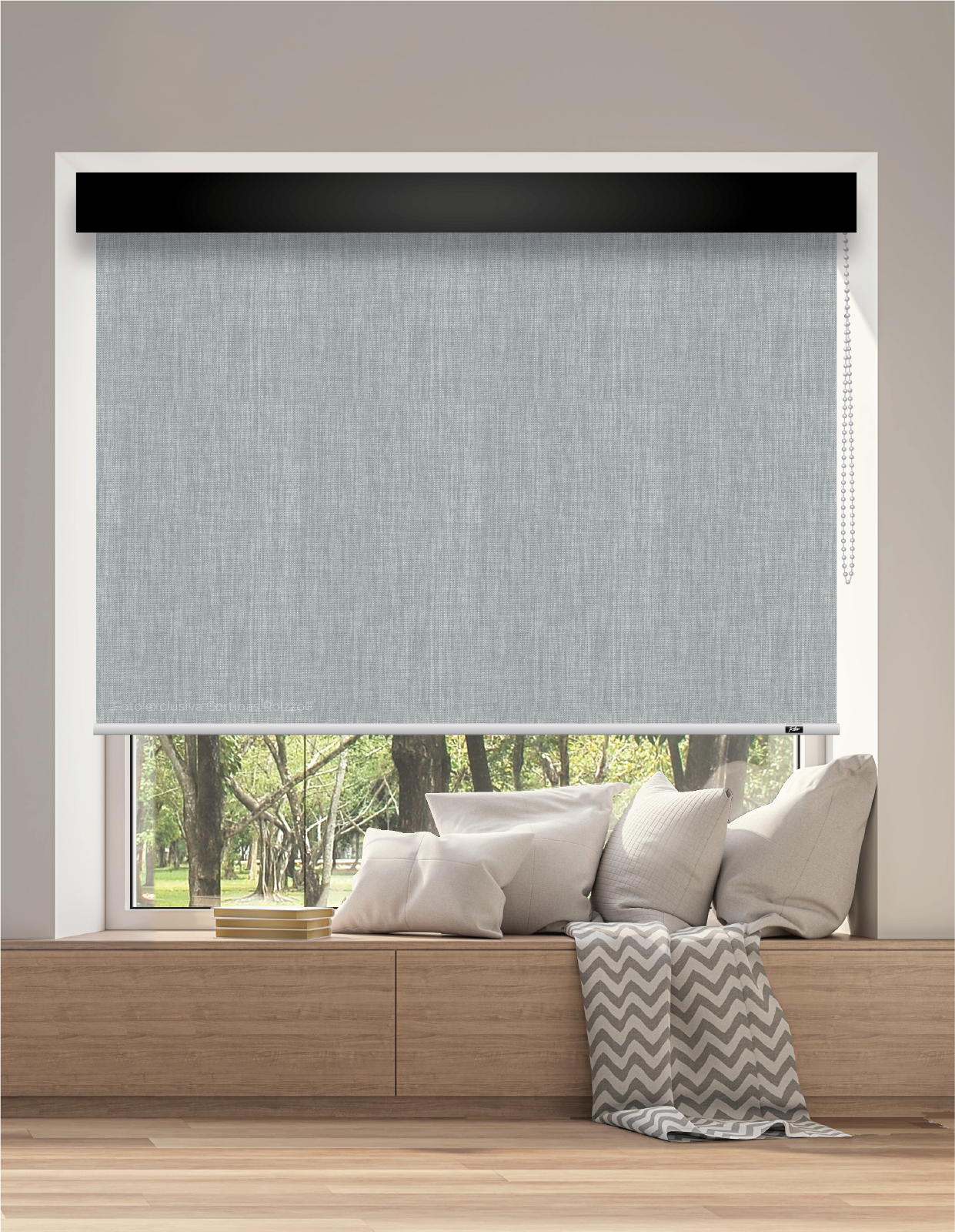 ROLLER BLACKOUT BK11 - GRIS 4M ESTÁNDAR