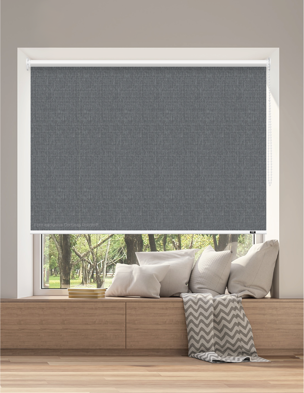 ROLLER BLACKOUT BK16 - RÚSTICO GRIS DELUX