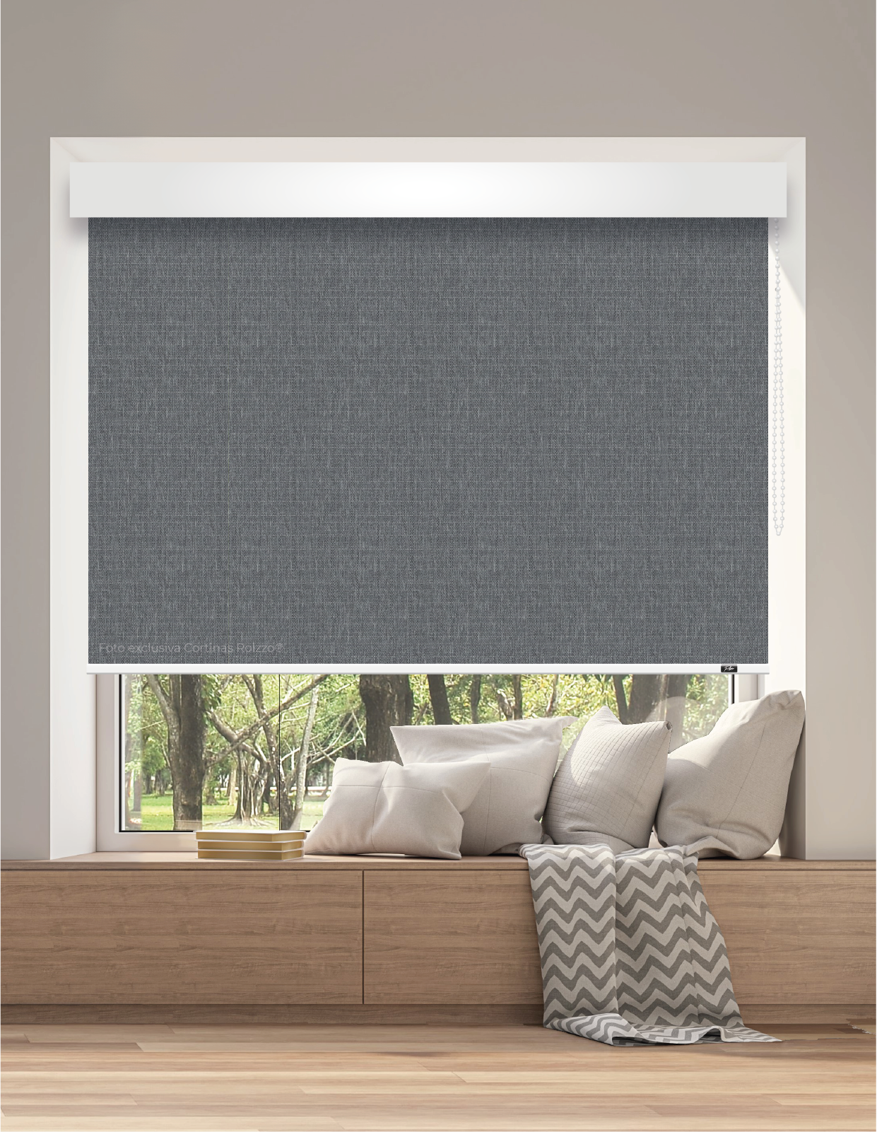 ROLLER BLACKOUT BK16 - RÚSTICO GRIS DELUX