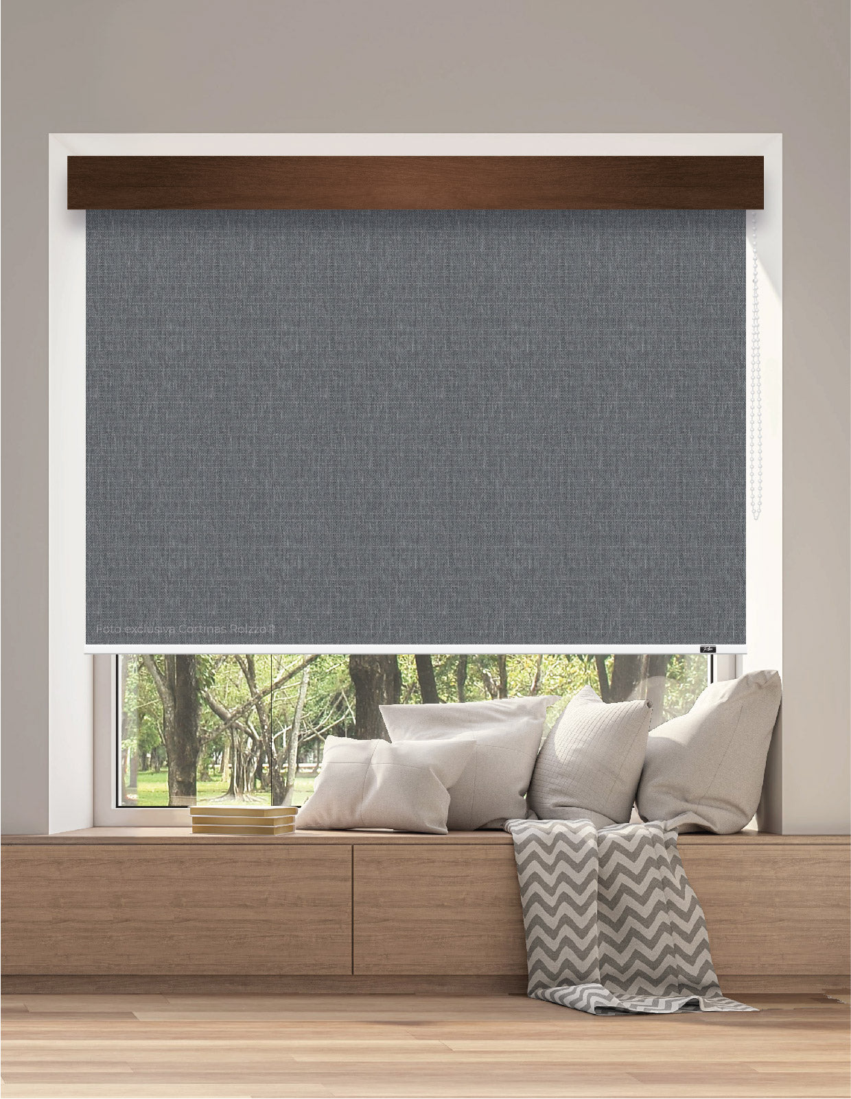 ROLLER BLACKOUT BK16 - RÚSTICO GRIS DELUX