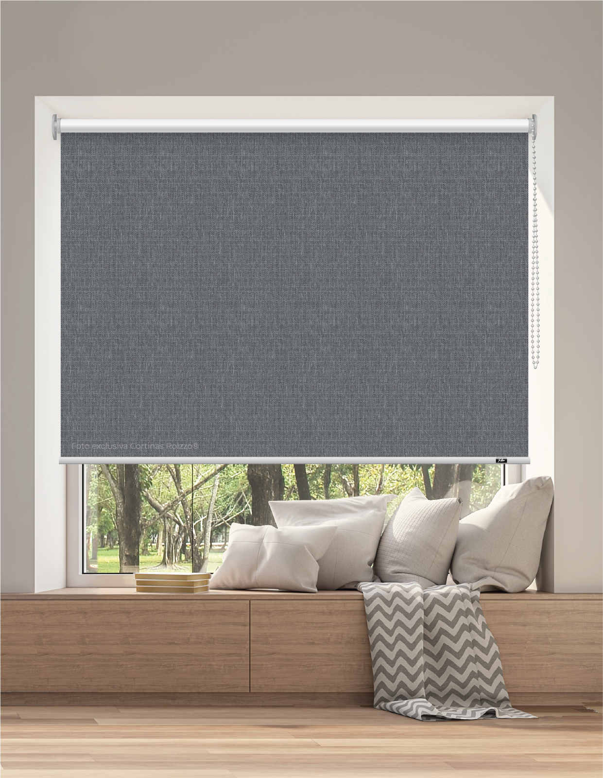 ROLLER BLACKOUT BK16 - RÚSTICO GRIS DELUX