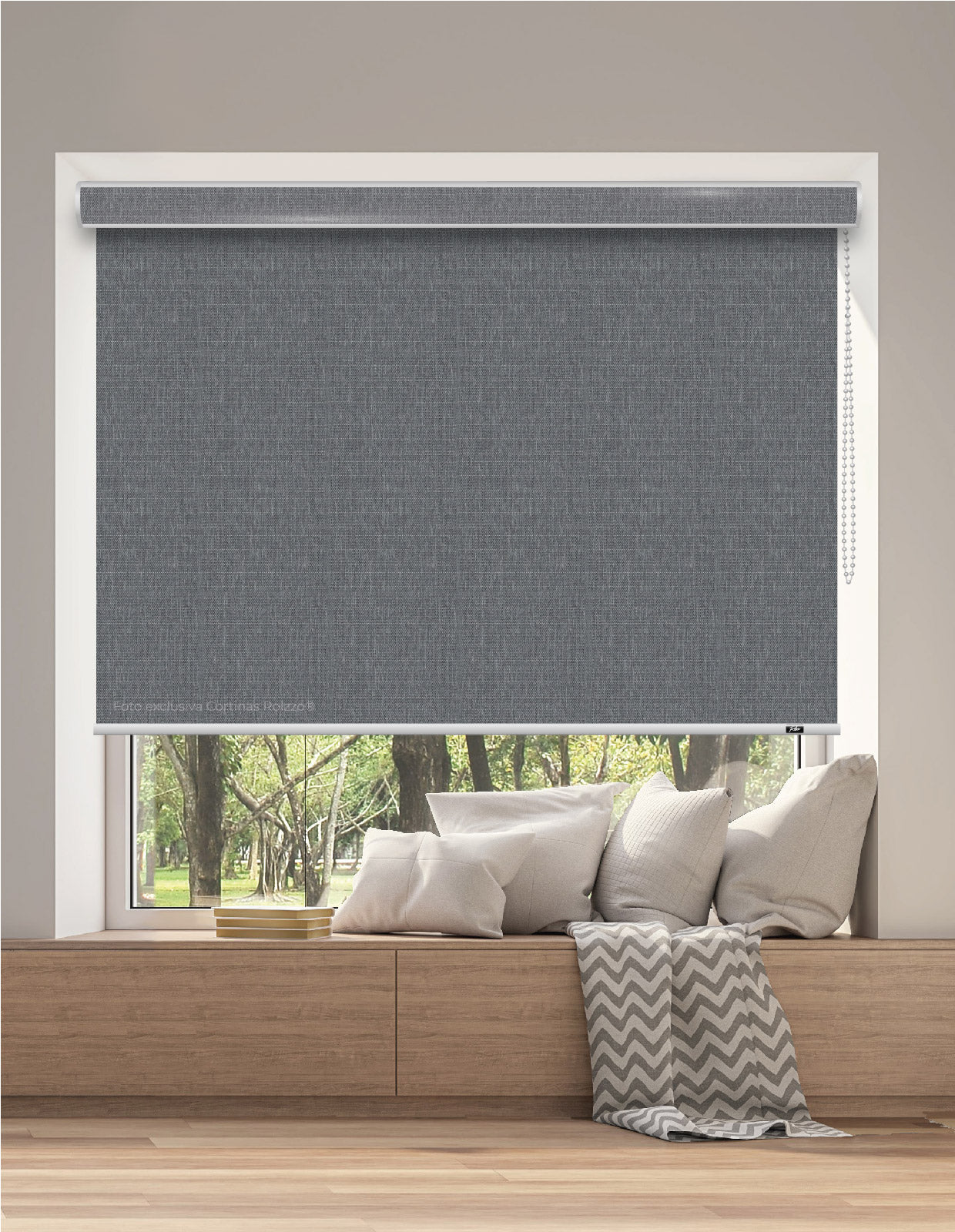 ROLLER BLACKOUT BK16 - RÚSTICO GRIS DELUX