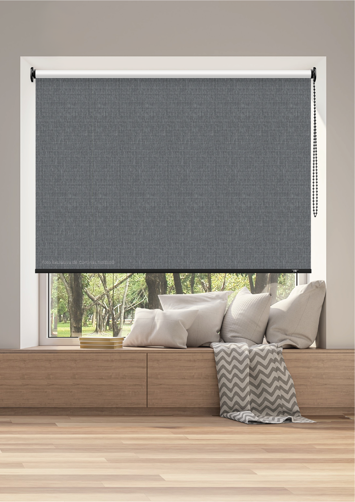 ROLLER BLACKOUT BK16 - RÚSTICO GRIS DELUX