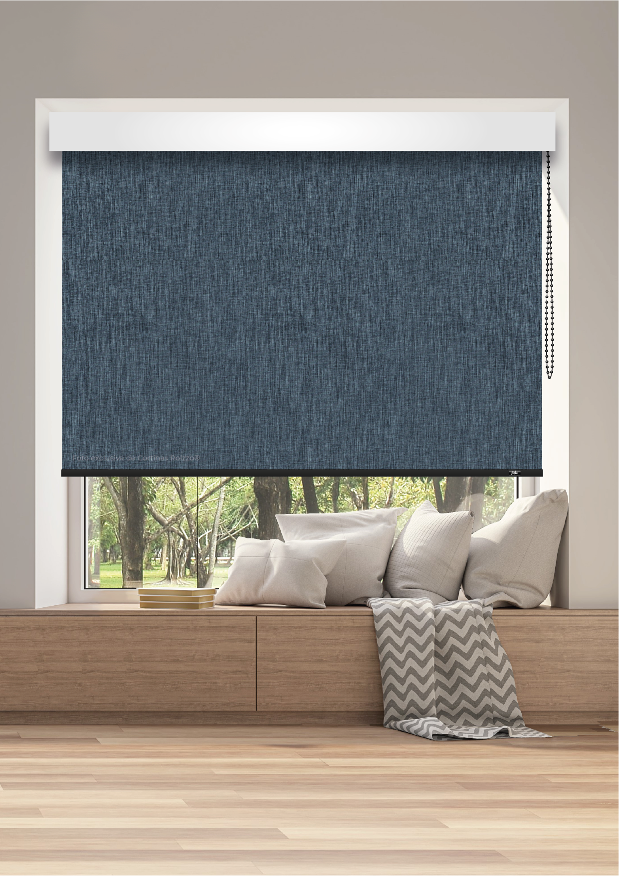 ROLLER BLACKOUT BK31 - AZUL OSCUROS JASPEADO PREMIUM