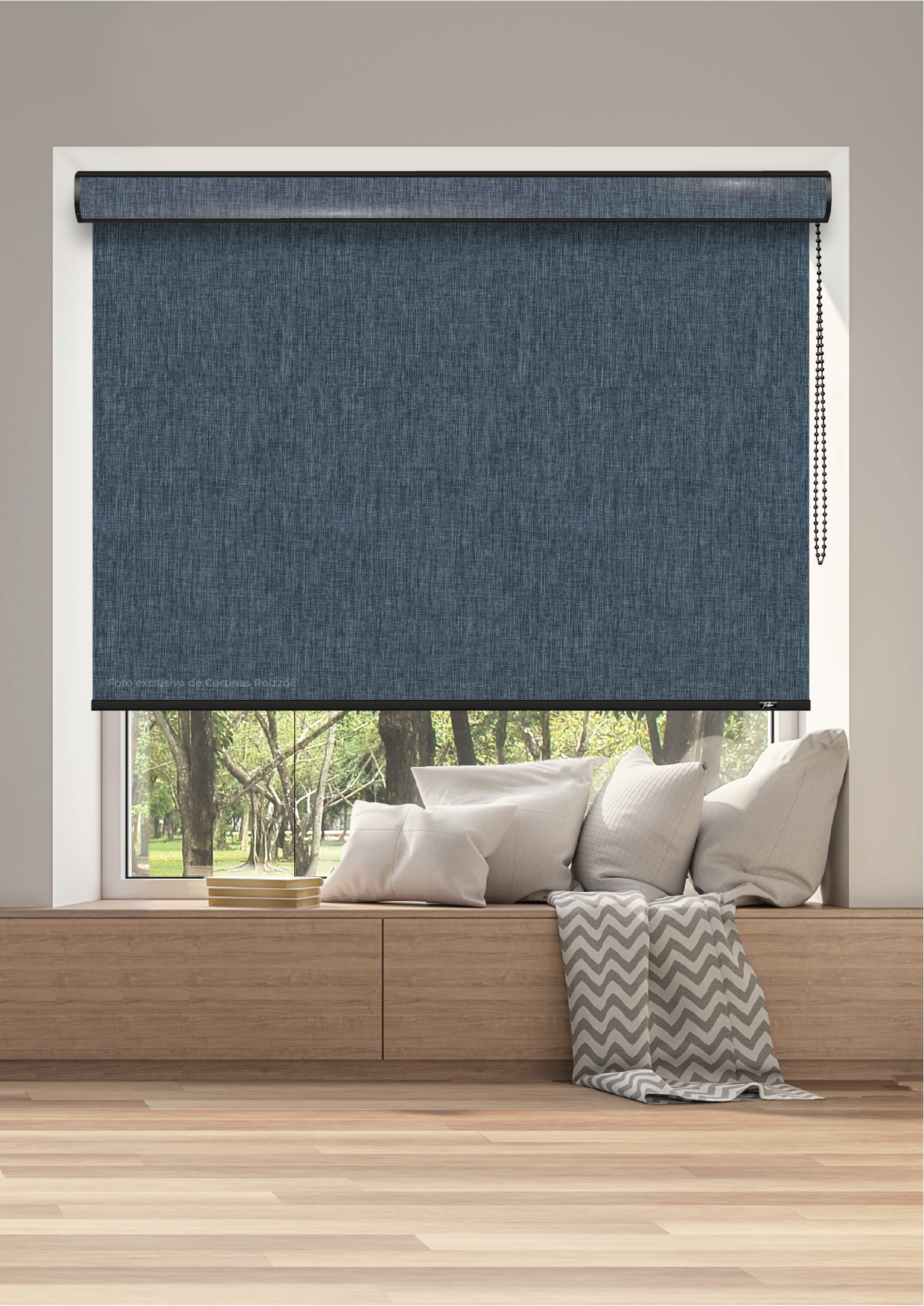 ROLLER BLACKOUT BK31 - AZUL OSCUROS JASPEADO PREMIUM