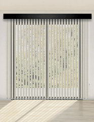 CORTINA VERTICAL BLACKOUT BK09 - RÚSTICO LINO EXCLUSIVA