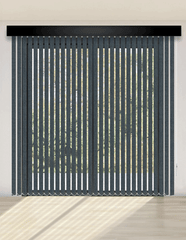 CORTINA VERTICAL BLACKOUT BK43 - STONES BLUE PREMIUM