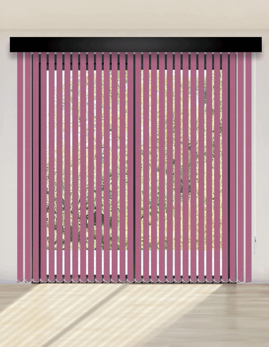 CORTINA VERTICAL BLACKOUT BK44 - ROSADO ESTÁNDAR