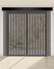 CORTINA VERTICAL BLACKOUT BK47 - LINO CAFÉ ESTÁNDAR