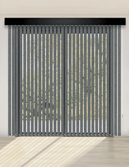 CORTINA VERTICAL BLACKOUT BK55 - STONE GRAY PREMIUM