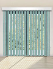 CORTINA VERTICAL BLACKOUT BK05 - AZUL AGUA ESTÁNDAR