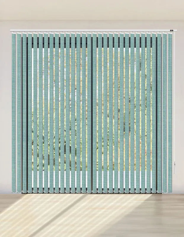 CORTINA VERTICAL BLACKOUT BK05 - AZUL AGUA ESTÁNDAR