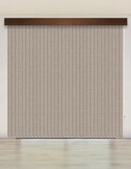 CORTINA VERTICAL BLACKOUT BK10 - RÚSTICO TOSTADO EXCLUSIVA