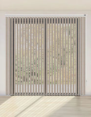 CORTINA VERTICAL BLACKOUT BK10 - RÚSTICO TOSTADO EXCLUSIVA