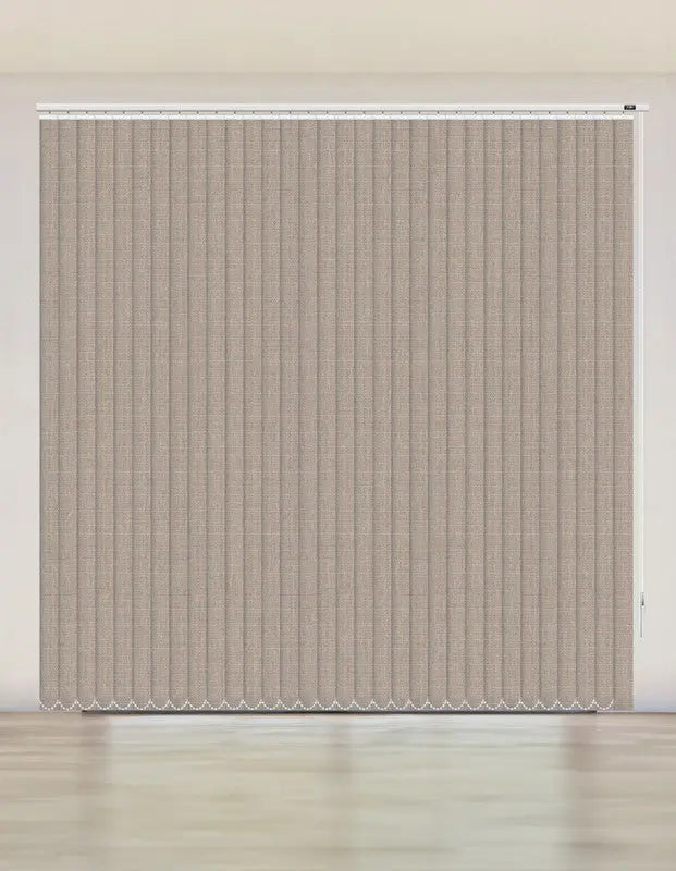 CORTINA VERTICAL BLACKOUT BK10 - RÚSTICO TOSTADO EXCLUSIVA