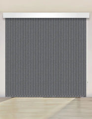 CORTINA VERTICAL BLACKOUT BK16 - RÚSTICO GRIS DELUX