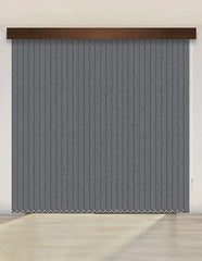 CORTINA VERTICAL BLACKOUT BK16 - RÚSTICO GRIS DELUX