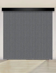 CORTINA VERTICAL BLACKOUT BK16 - RÚSTICO GRIS DELUX