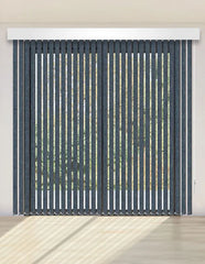 CORTINA VERTICAL BLACKOUT BK31 - AZUL OSCURO JASPEADO PREMIUM