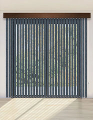 CORTINA VERTICAL BLACKOUT BK31 - AZUL OSCURO JASPEADO PREMIUM