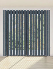 CORTINA VERTICAL BLACKOUT BK31 - AZUL OSCURO JASPEADO PREMIUM