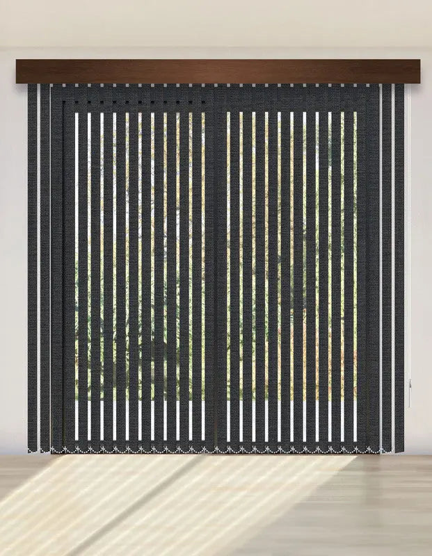 CORTINA VERTICAL BLACKOUT BK37 - GRIS OSCURO PREMIUM
