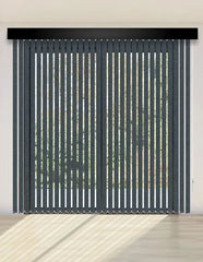 CORTINA VERTICAL BLACKOUT BK43 - STONES BLUE PREMIUM