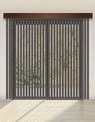 CORTINA VERTICAL BLACKOUT BK47 - LINO CAFÉ ESTÁNDAR