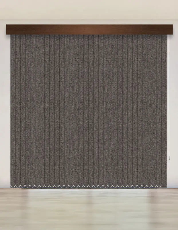CORTINA VERTICAL BLACKOUT BK47 - LINO CAFÉ ESTÁNDAR