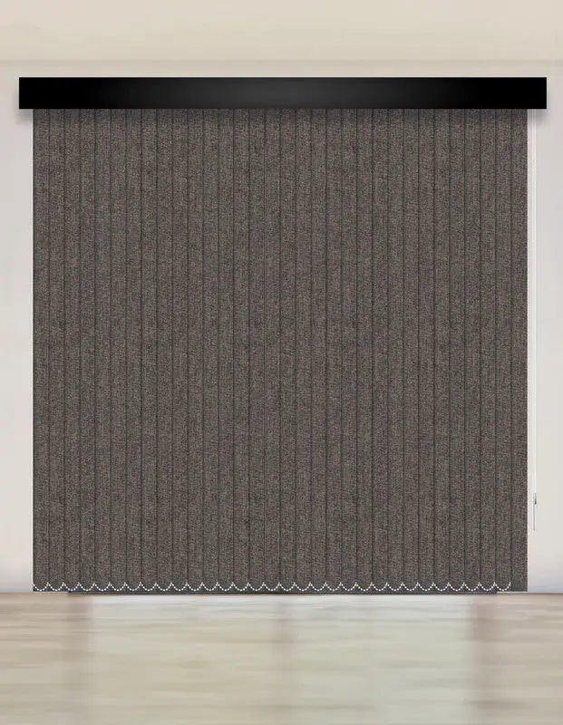 CORTINA VERTICAL BLACKOUT BK47 - LINO CAFÉ ESTÁNDAR