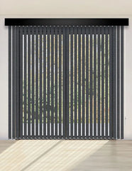CORTINA VERTICAL BLACKOUT BK56 - BISON OSCURO DELUX