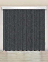 CORTINA VERTICAL BLACKOUT BK57 - GRIS TEXTURA OSCURO DELUX