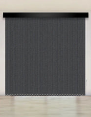CORTINA VERTICAL BLACKOUT BK57 - GRIS TEXTURA OSCURO DELUX